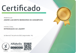 JQuery Certificado